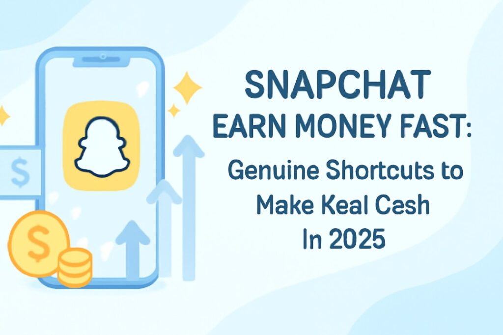 Snapchat Earn Money Fast: Genuine Shortcuts to Make Dollars