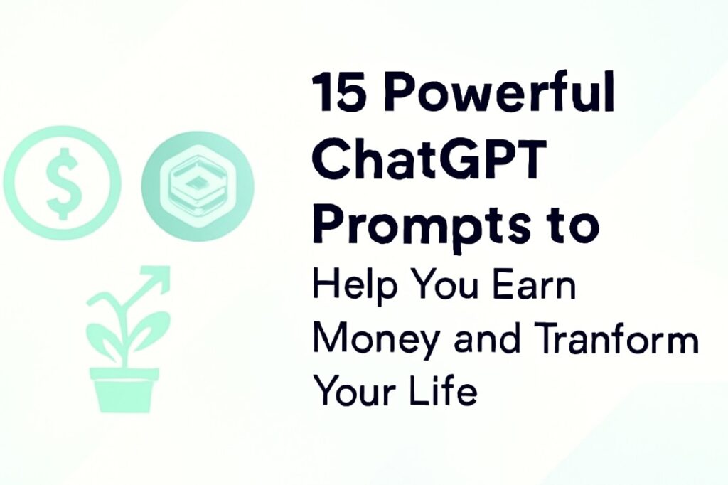 15 Powerful ChatGPT Prompts to Help You Earn Money and Transform Your Life