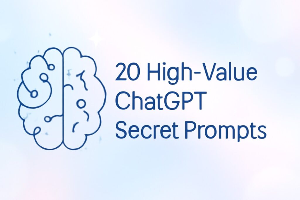 Top 20 ChatGPT Secret Prompts Every Professional Must Know